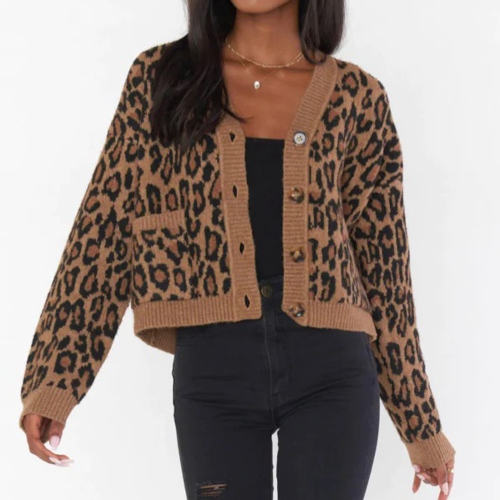 Show me your Mumu Carti Leopard Knit Cardigan